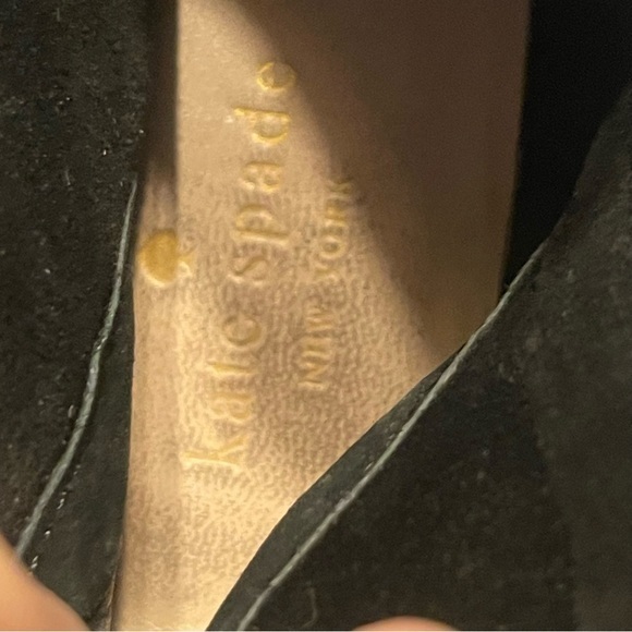 Kate ♠️ Spade Black Tassel Chelsea Ankle Boots ♠️EUC♠️ - Picture 9 of 9